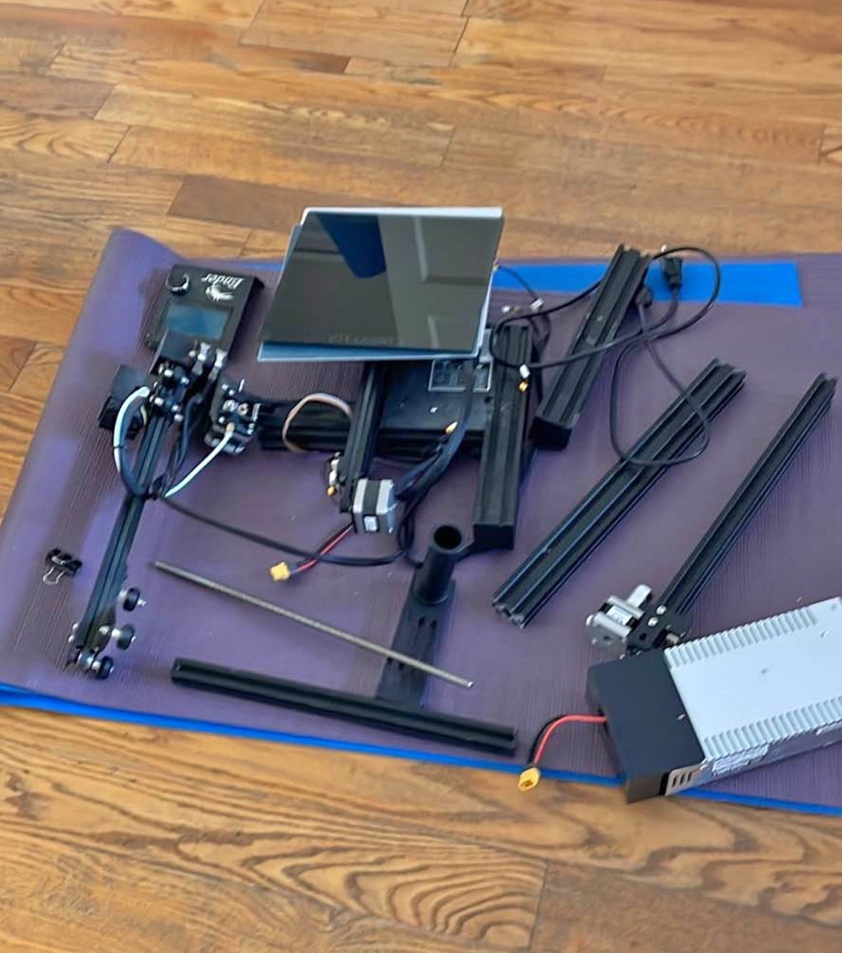 The donor 3D printer as purchased, before conversion