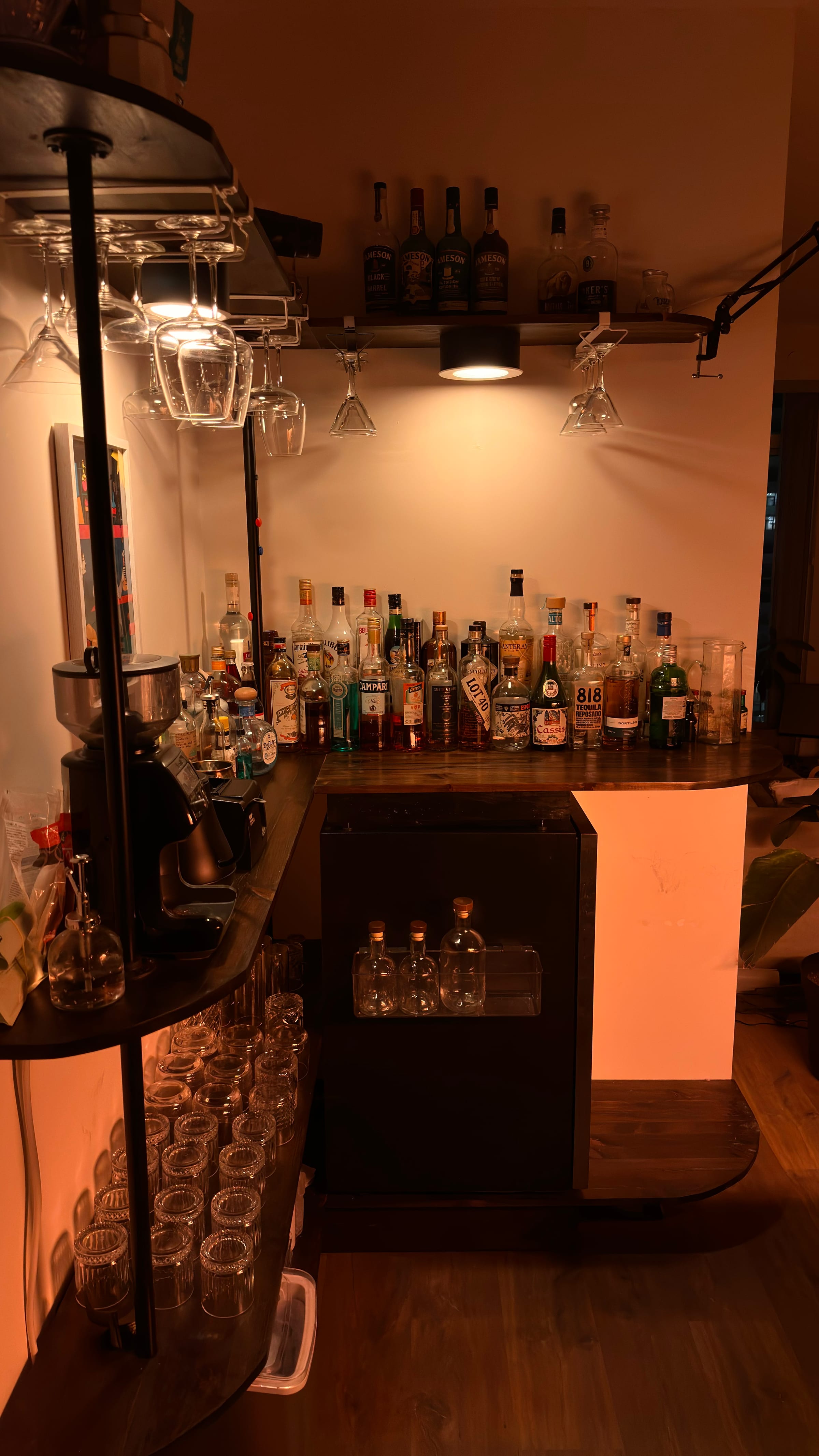 Home bar — side A
